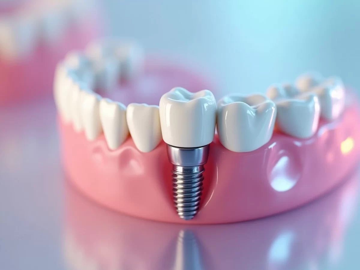 Ejemplo de una implante dental