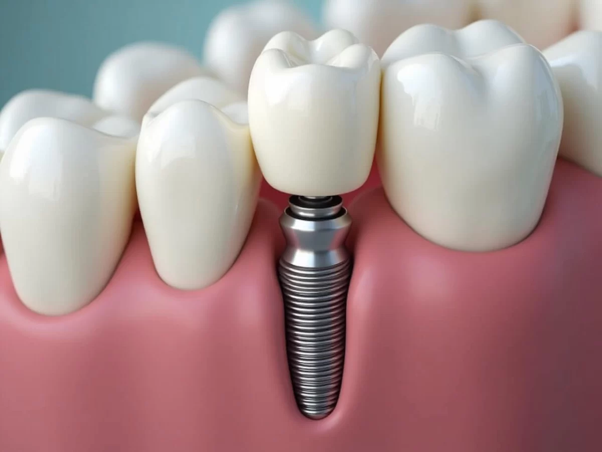 Imagen ejemplo de implantología dental